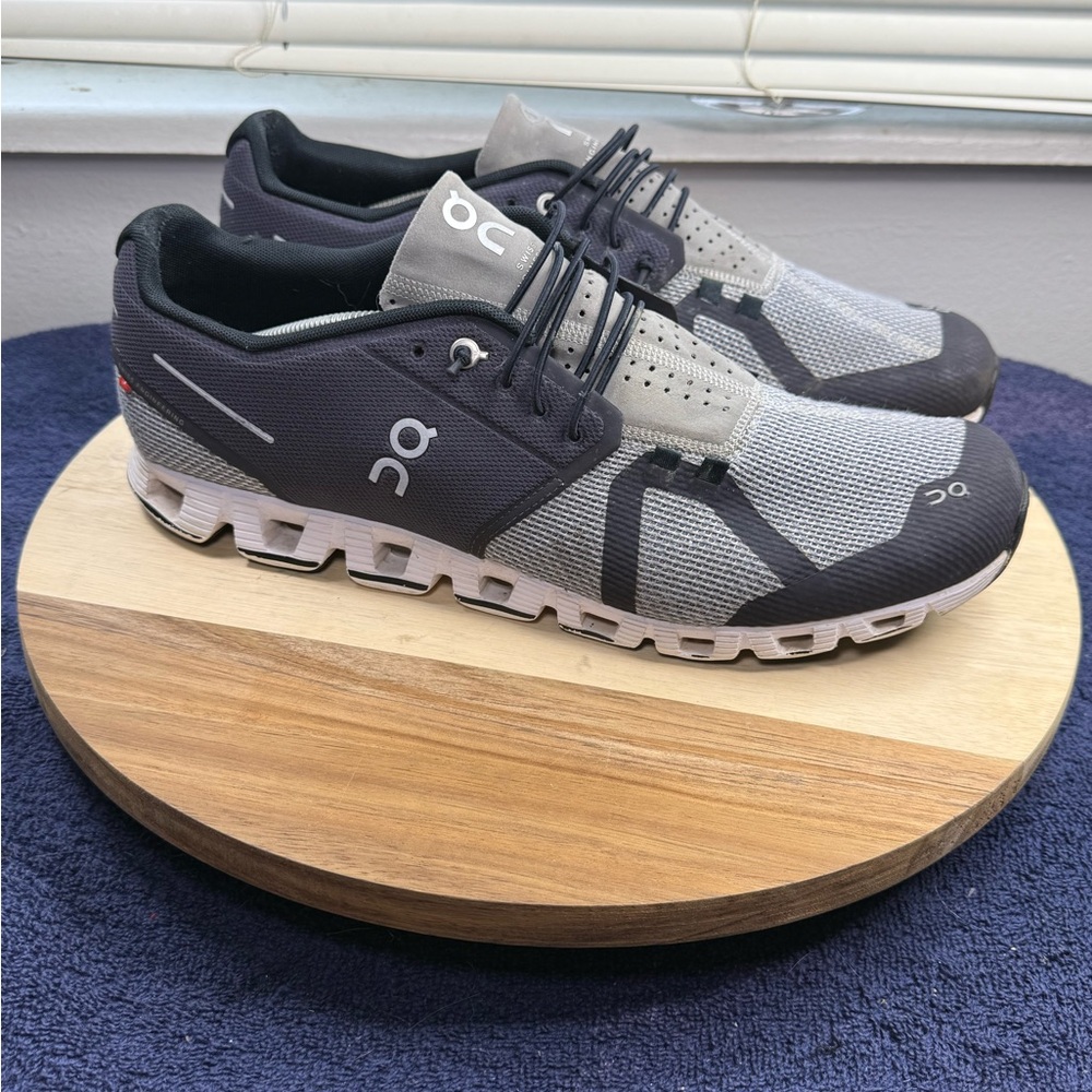 On Running Men's Black and Gray Running Shoes (Men’s 13)